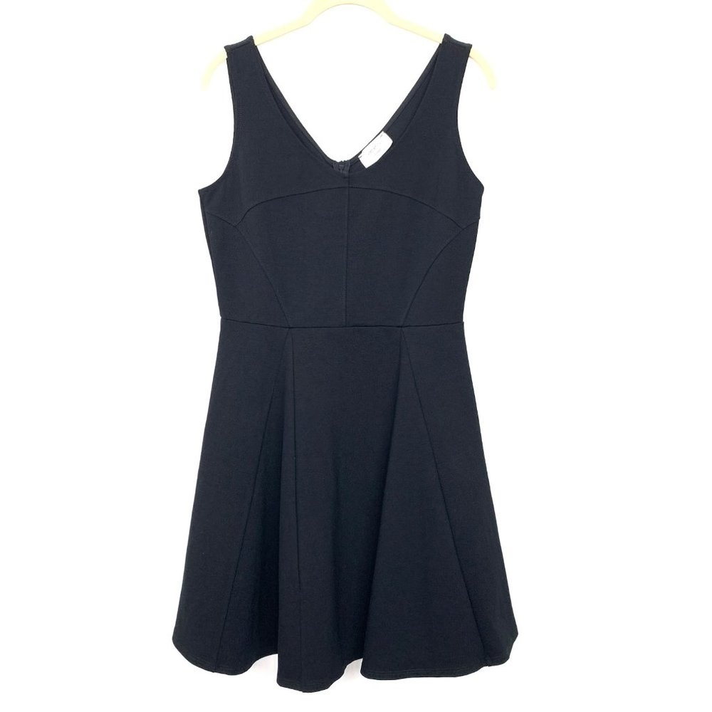 Mystic Sleeveless Black Fit & Flare Dress